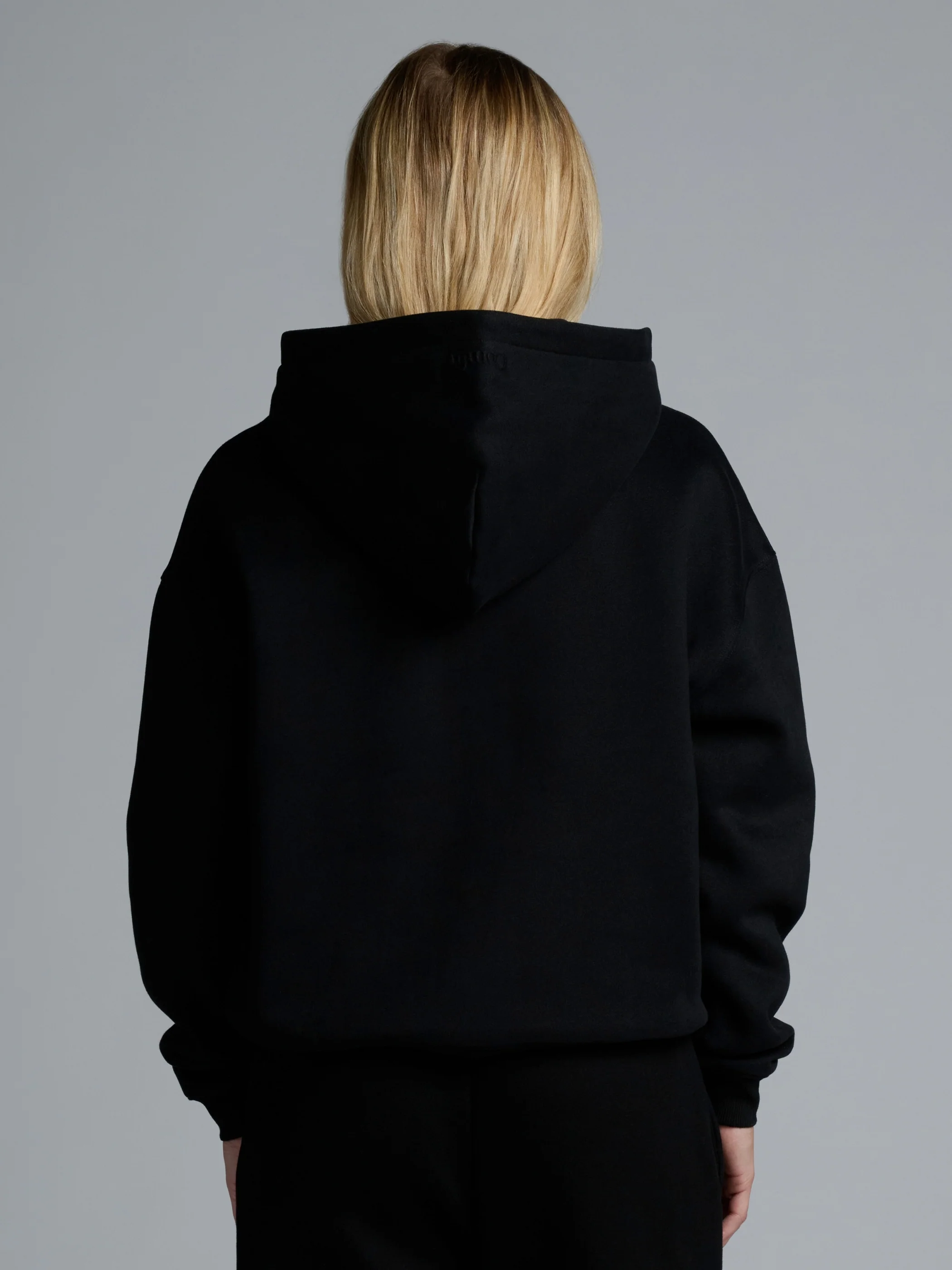 Basic Crop Zip Hoodie - Image 3