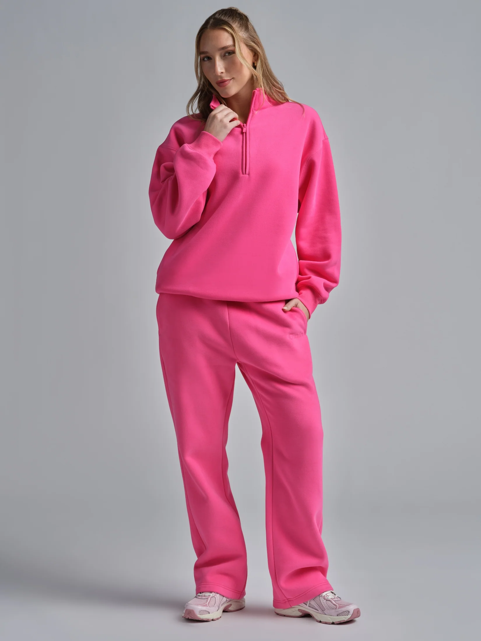 Basic Quarter Zip Mock Neck - Pre Order - Image 16