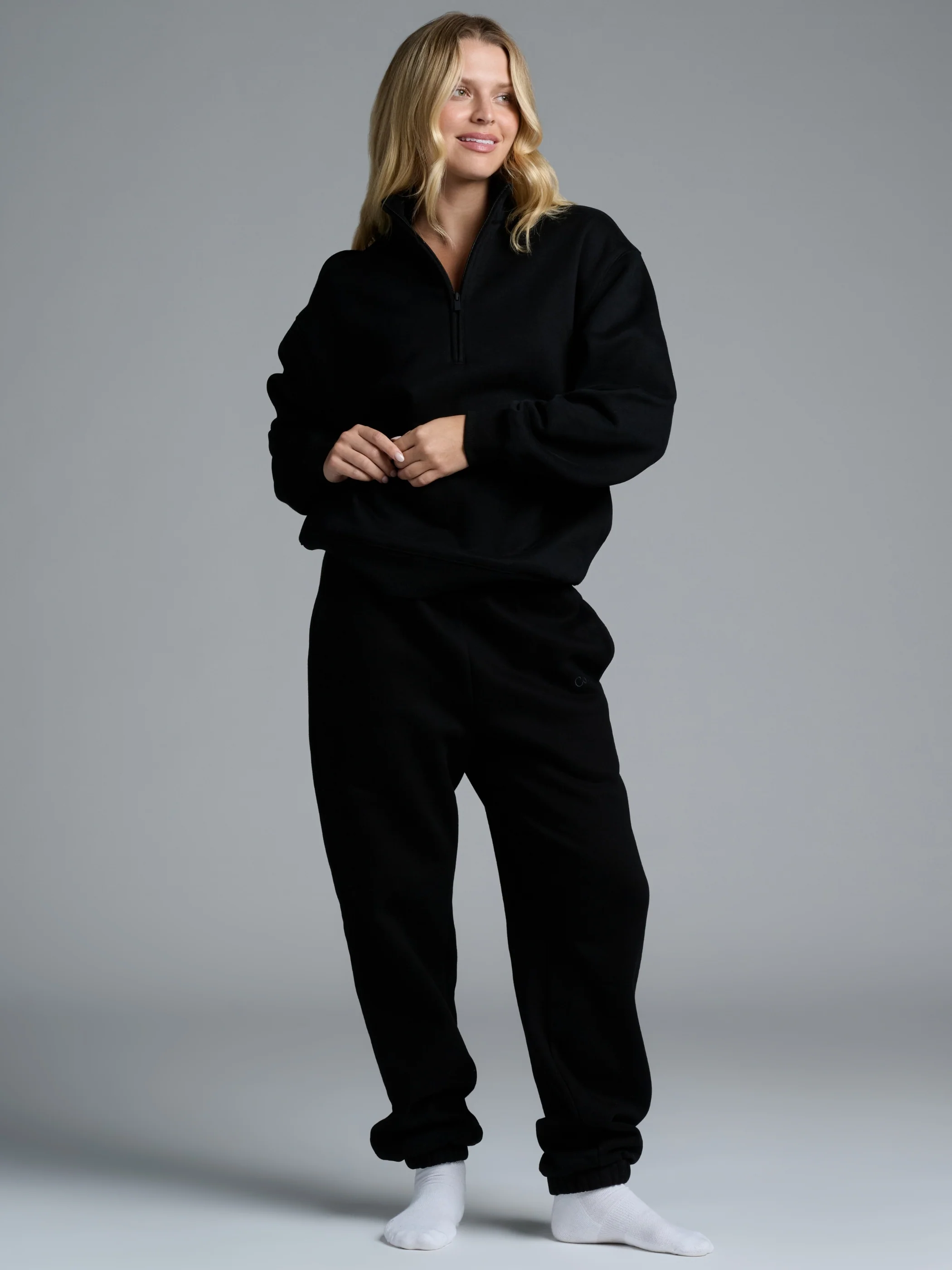 Basic Quarter Zip Mock Neck - Pre Order - Image 23