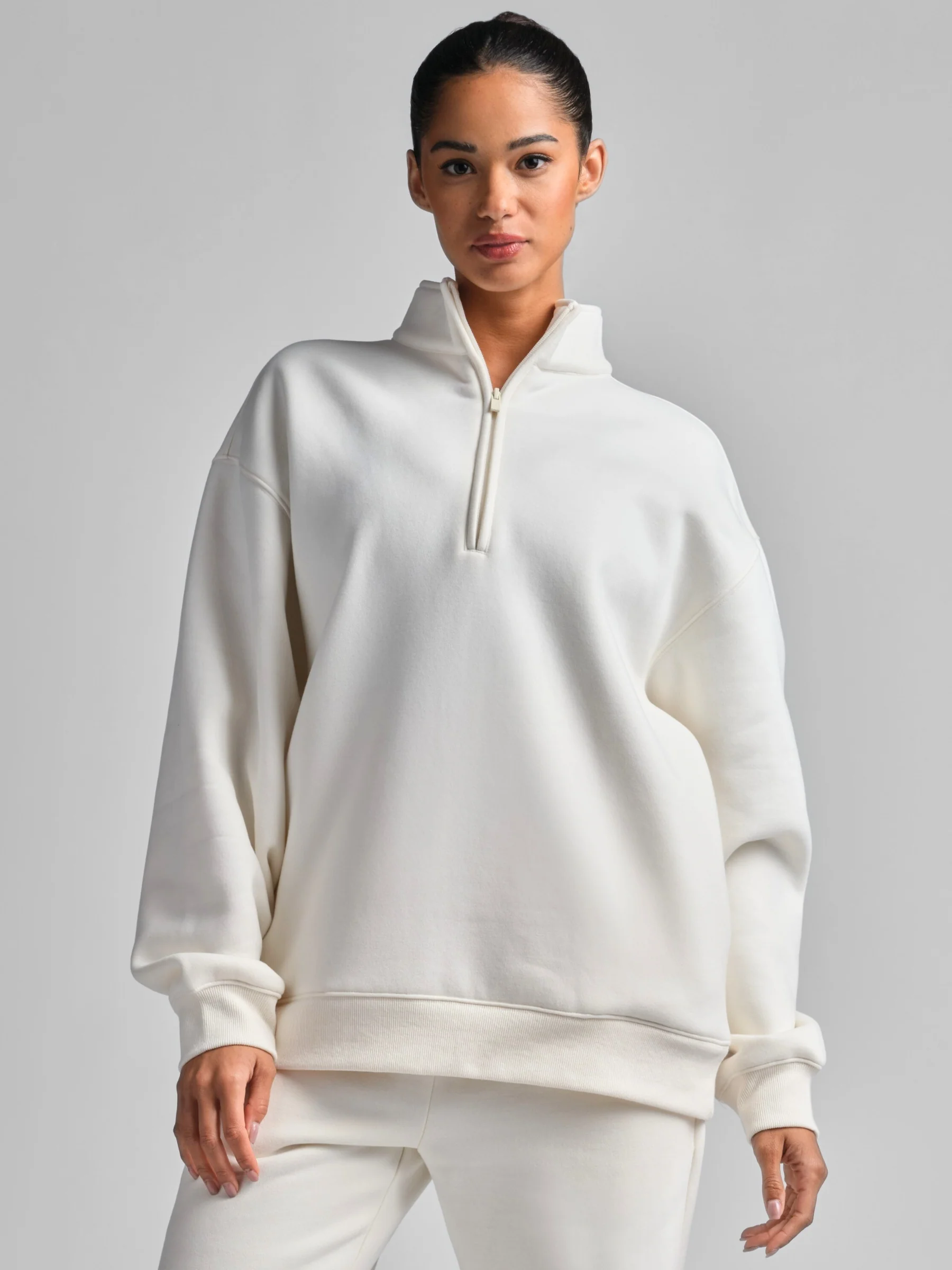 Basic Quarter Zip Mock Neck - Pre Order - Image 25