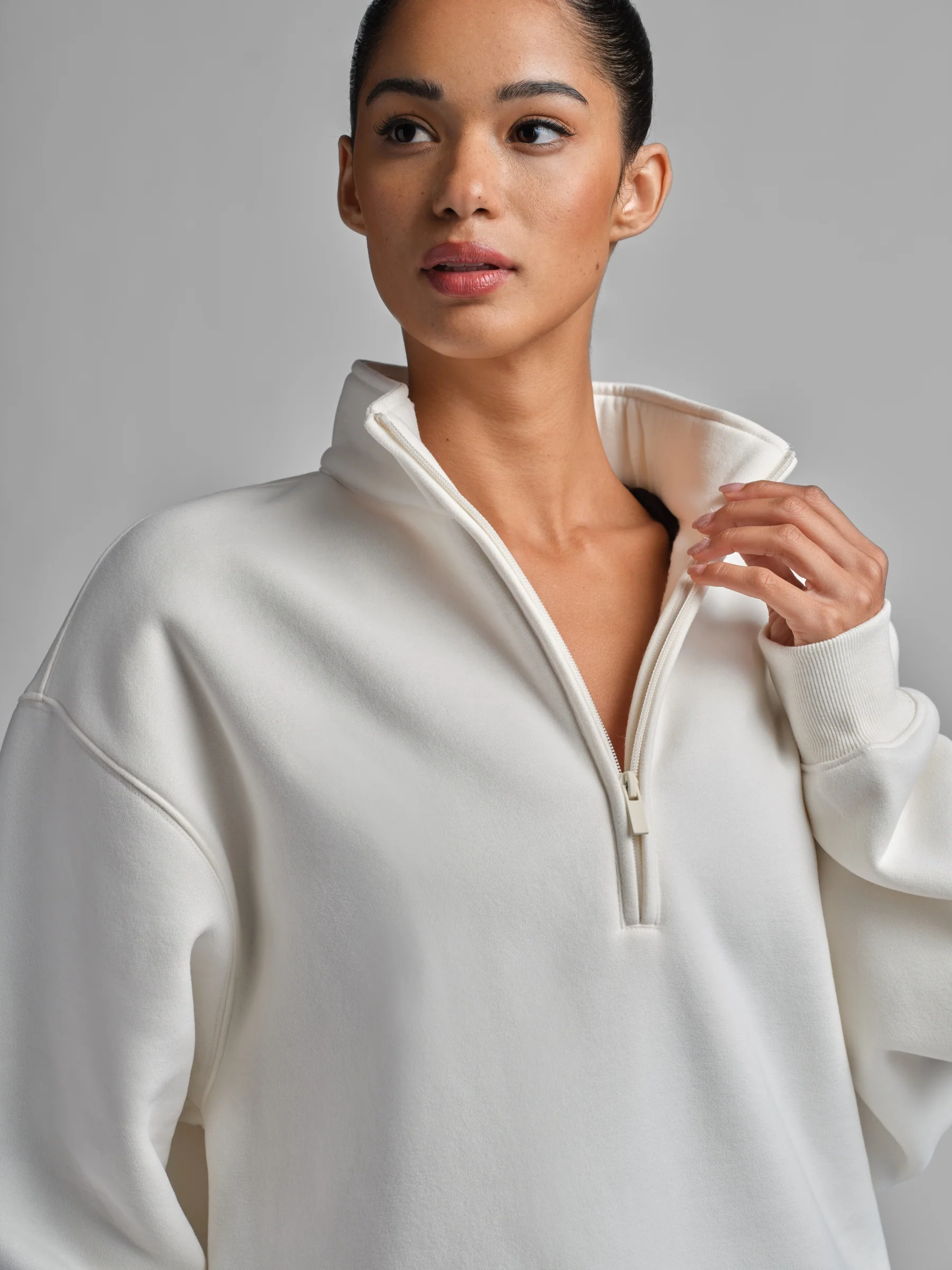 Basic Quarter Zip Mock Neck - Pre Order - Image 28