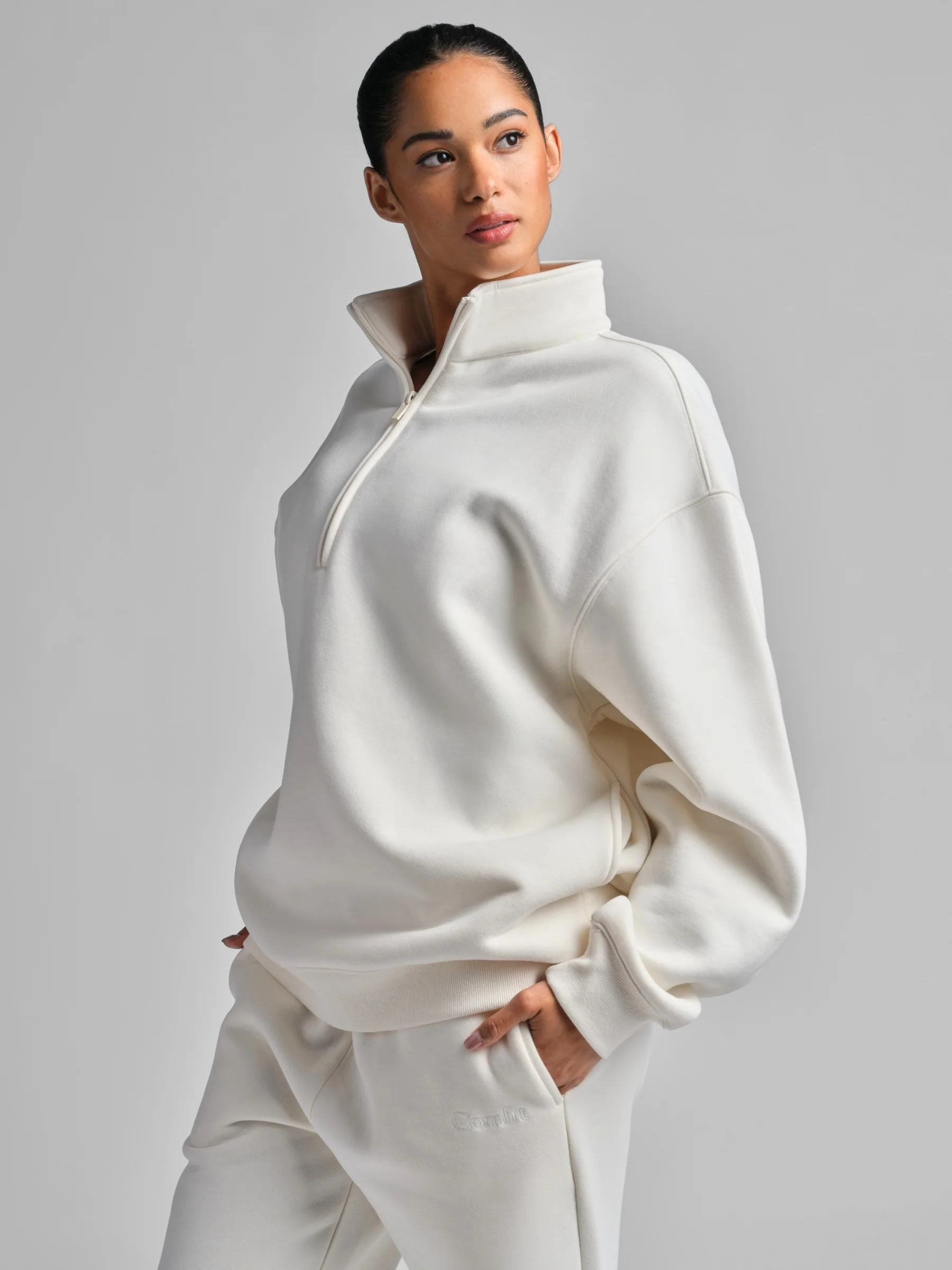 Basic Quarter Zip Mock Neck - Pre Order - Image 31