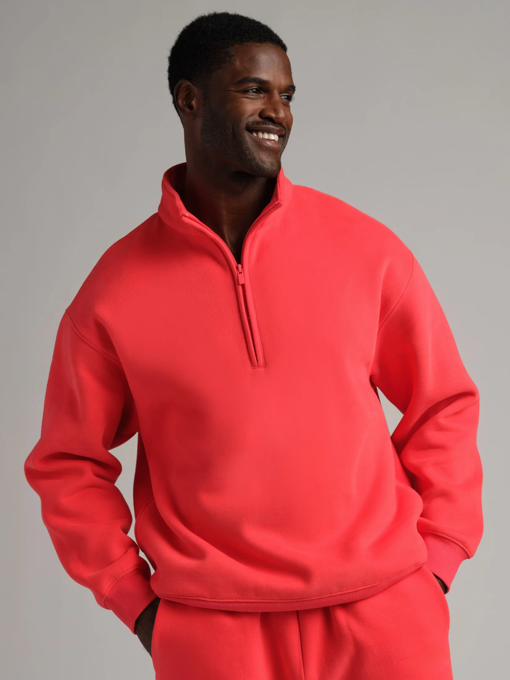Basic Quarter Zip Mock Neck - Pre Order - Image 7