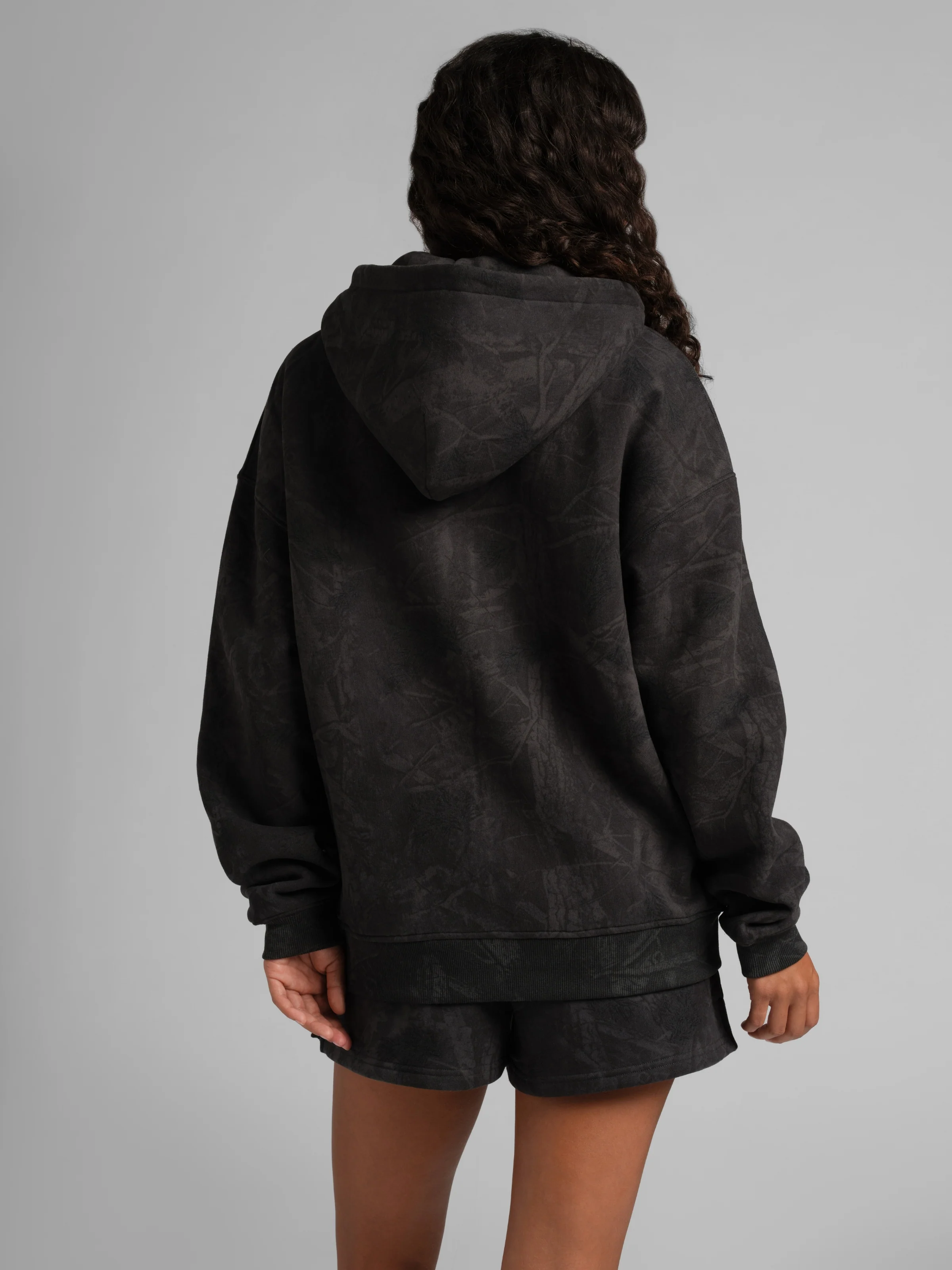 Camo Crop Zip Hoodie - Pre Order - Image 3