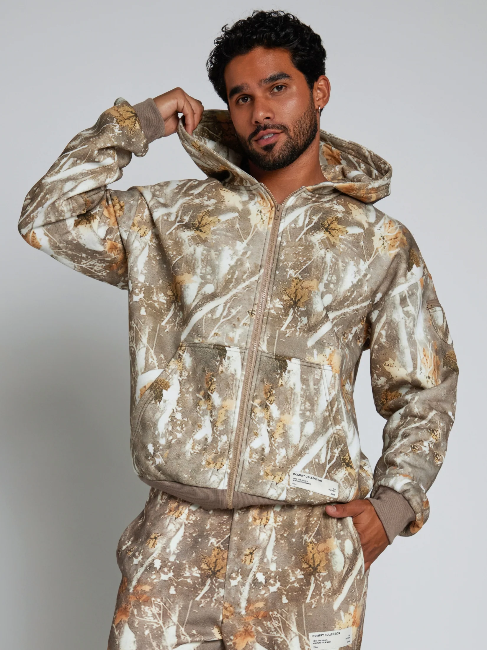 Camo Zip Hoodie - Image 7