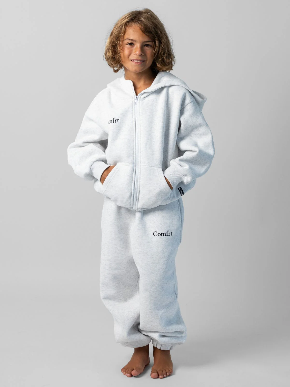 Cloud Zip Kids Hoodie - Image 12