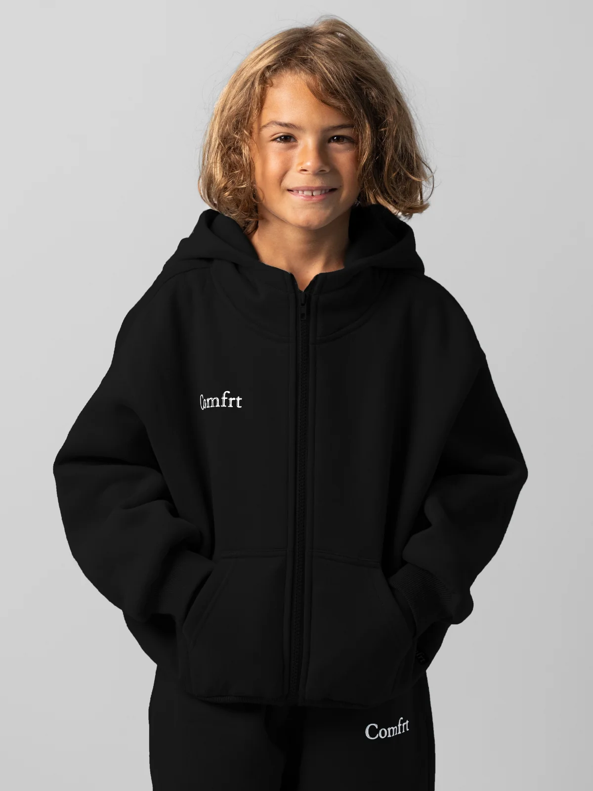 Cloud Zip Kids Hoodie - Image 25