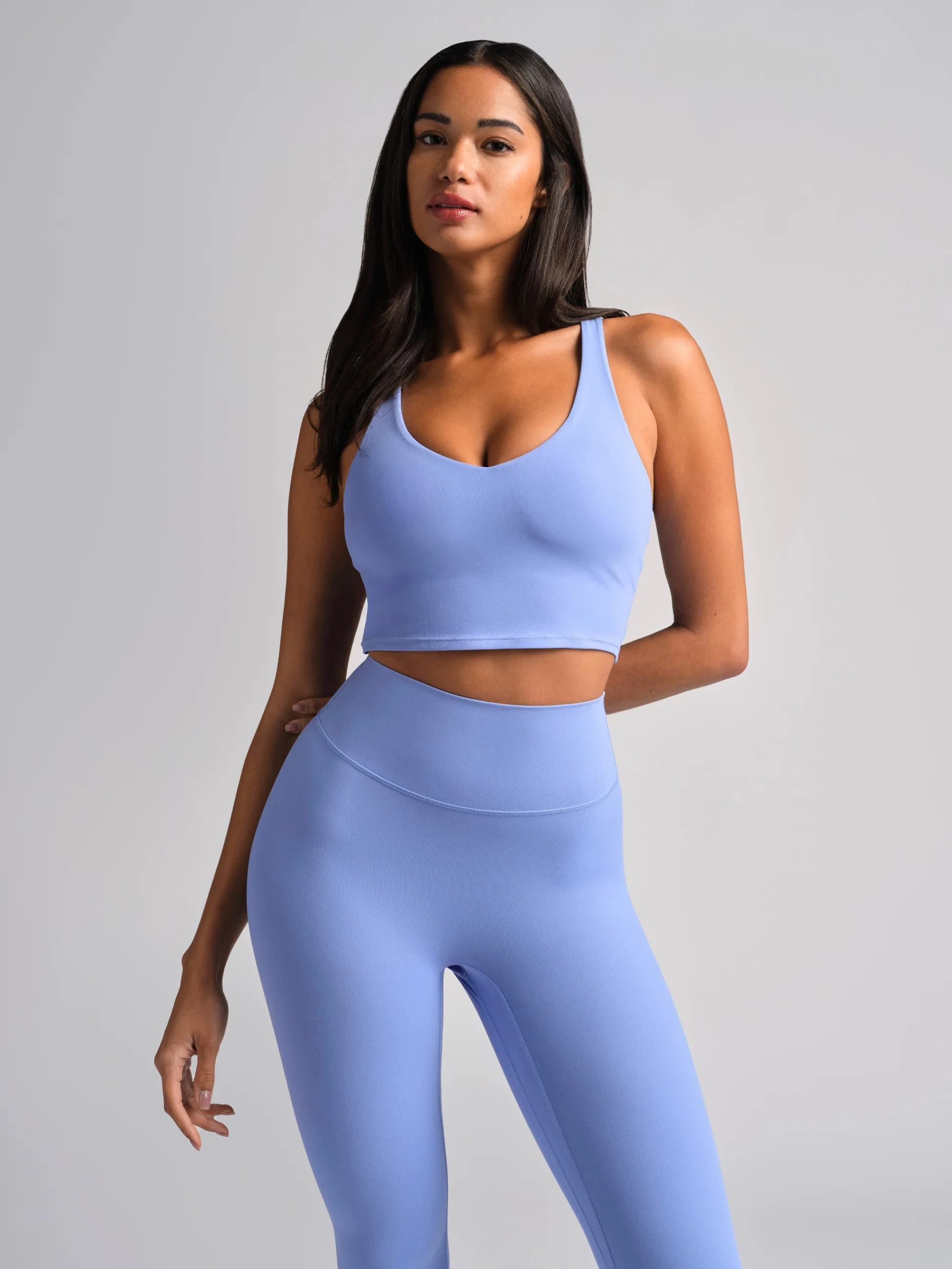 ComfrtCore™ V-Neck Crop Tank - Image 6