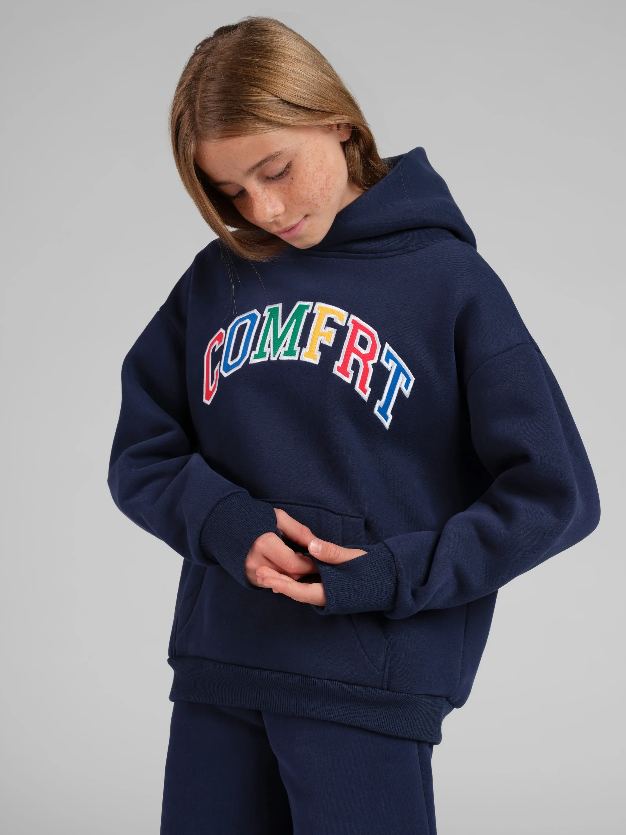 Varsity Kids Applique Hoodie - Image 17