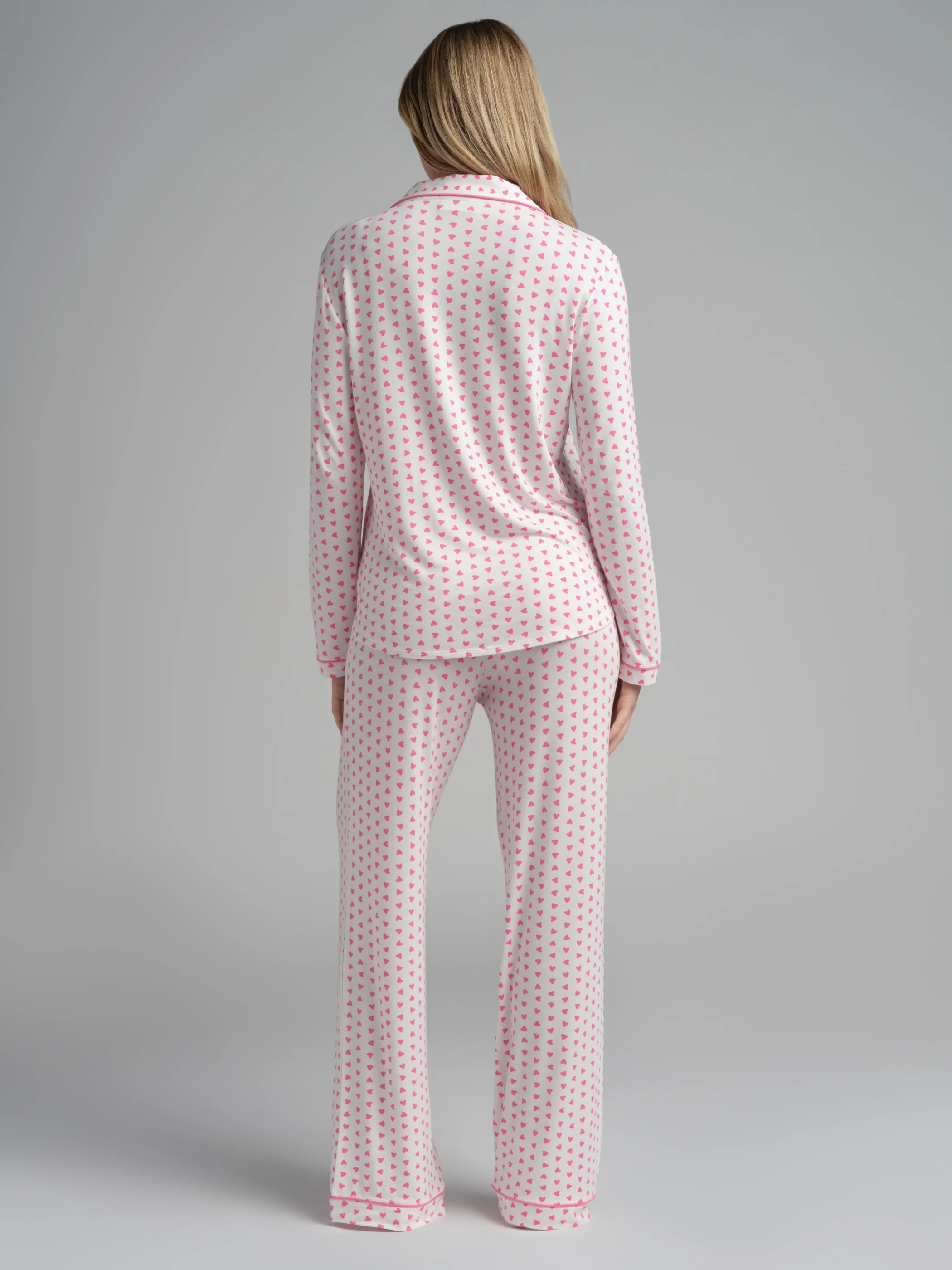 Luna Lounge Long Sleeve Pant PJ Set - Image 60