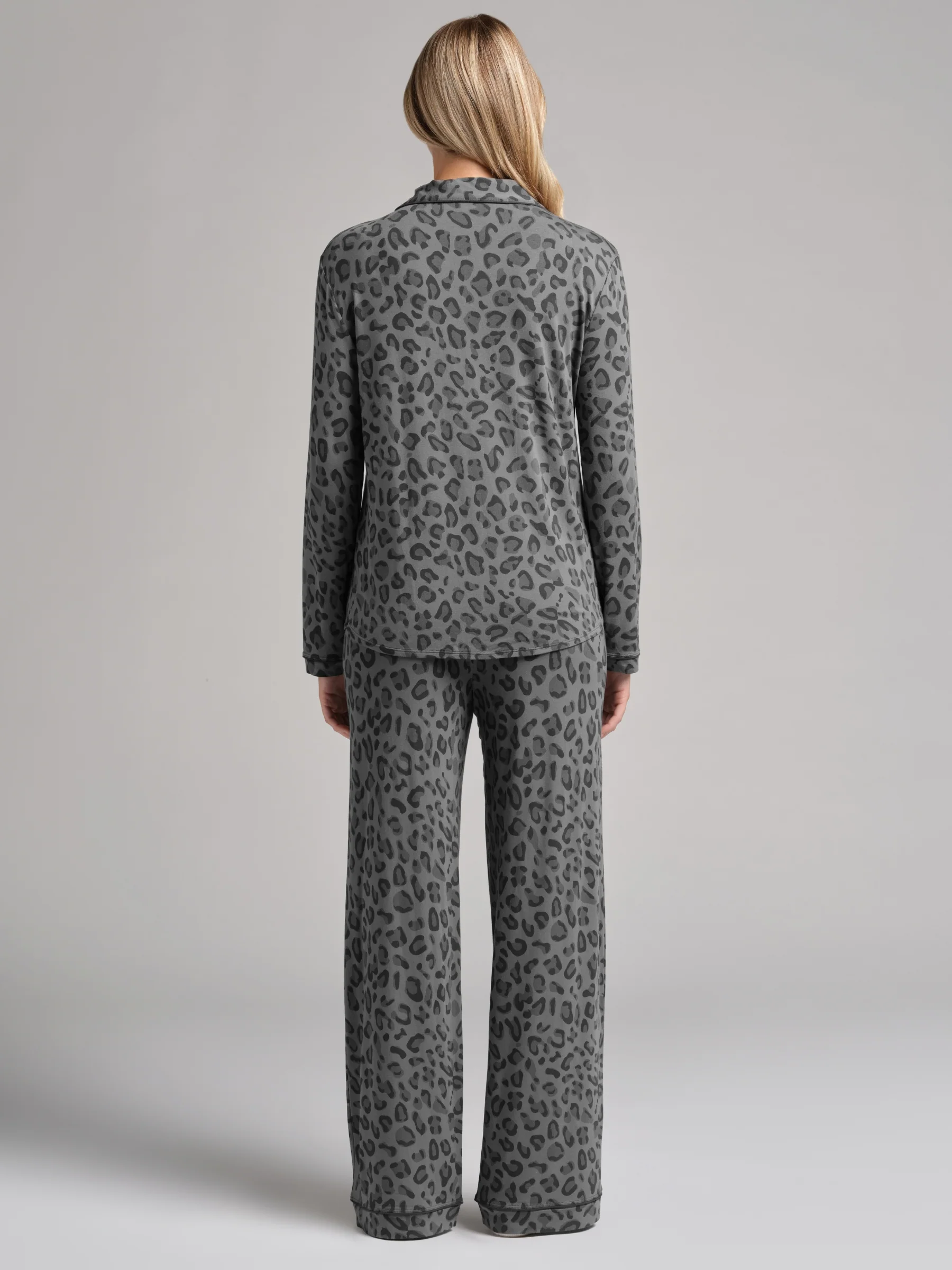 Luna Lounge Long Sleeve Pant PJ Set - Image 77