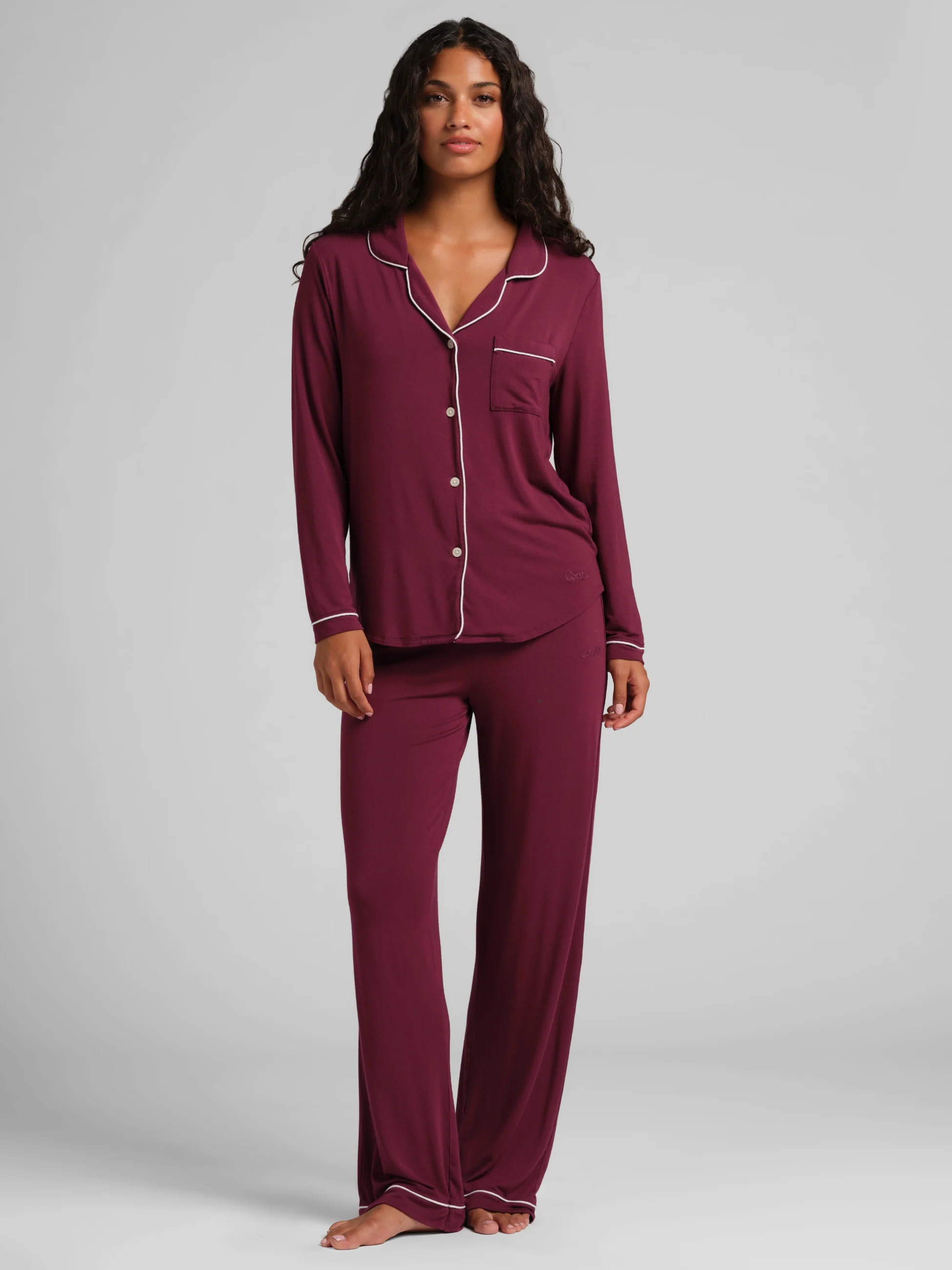Luna Lounge Long Sleeve Pant PJ Set - Image 79