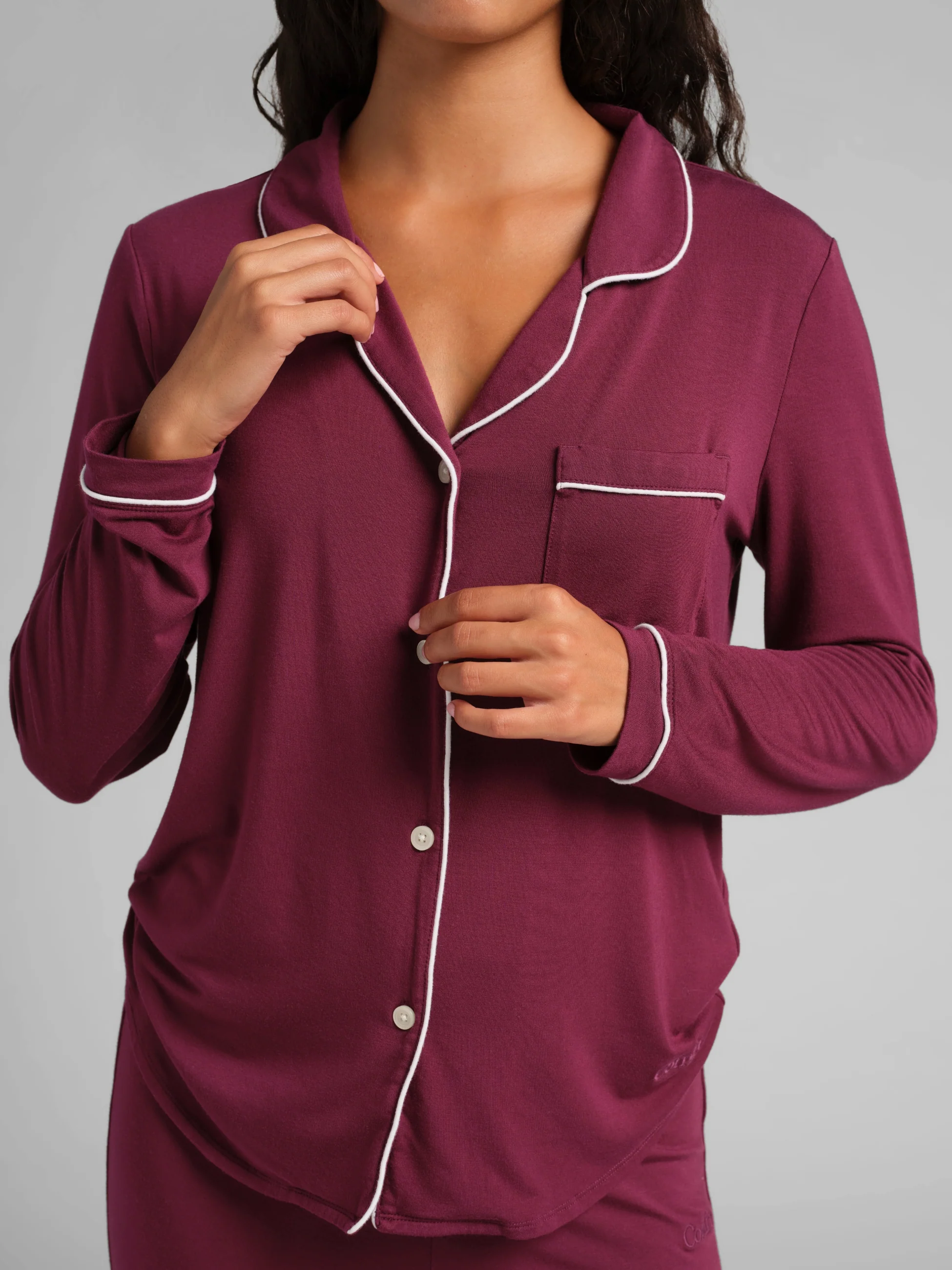 Luna Lounge Long Sleeve Pant PJ Set - Image 80