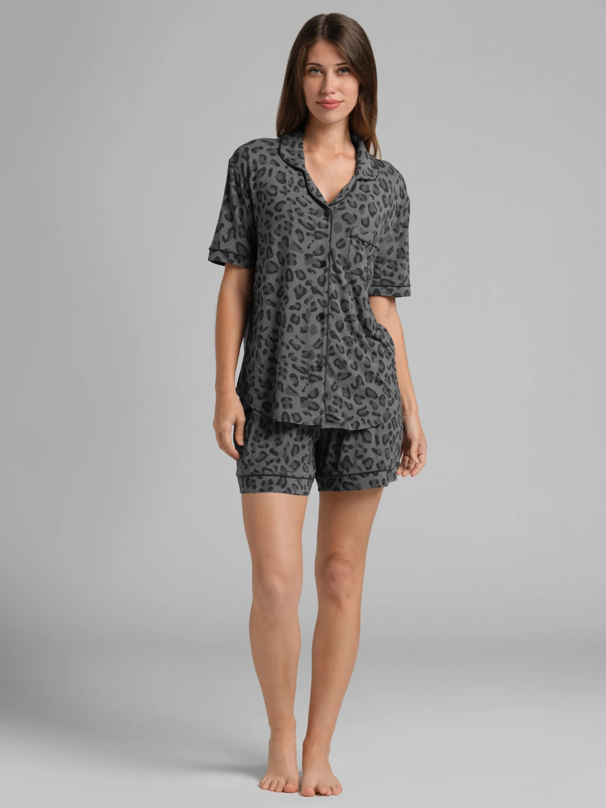 Luna Lounge Short Sleeve Short PJ Set - Image 24