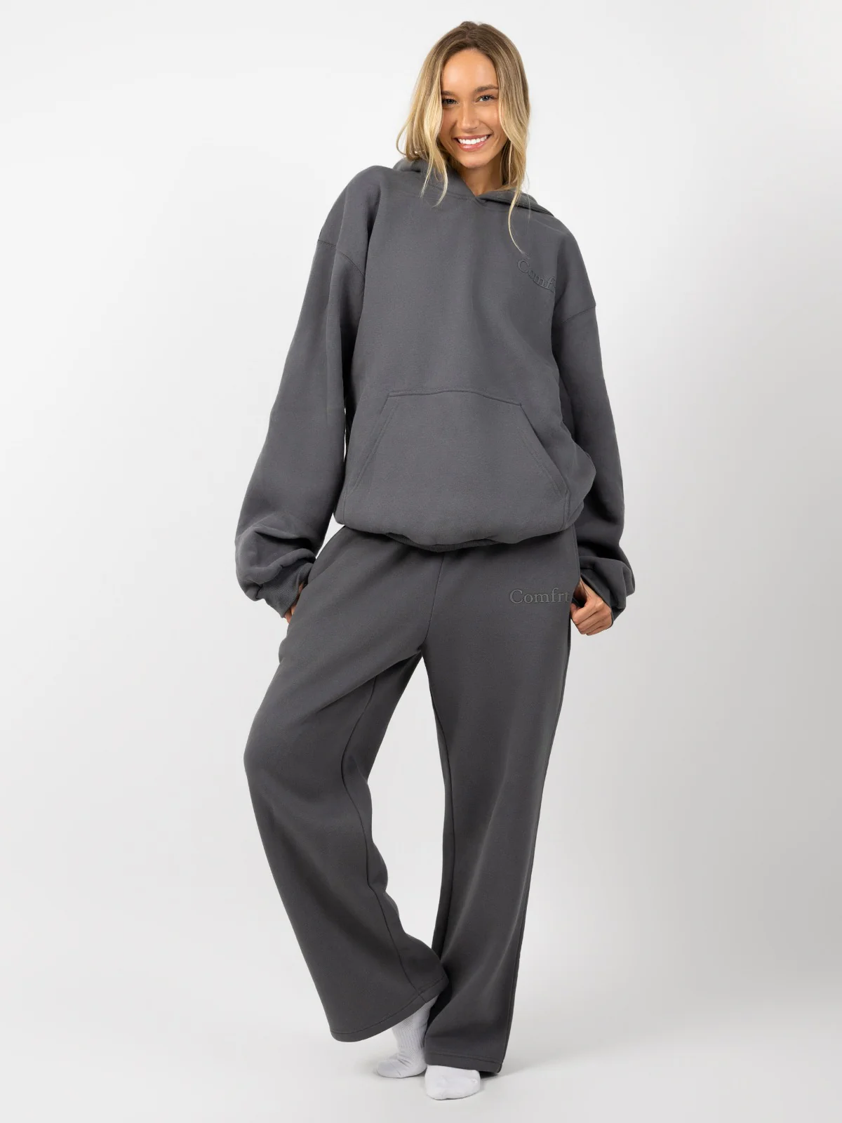 Minimalist Straight Leg Sweatpants - Image 2