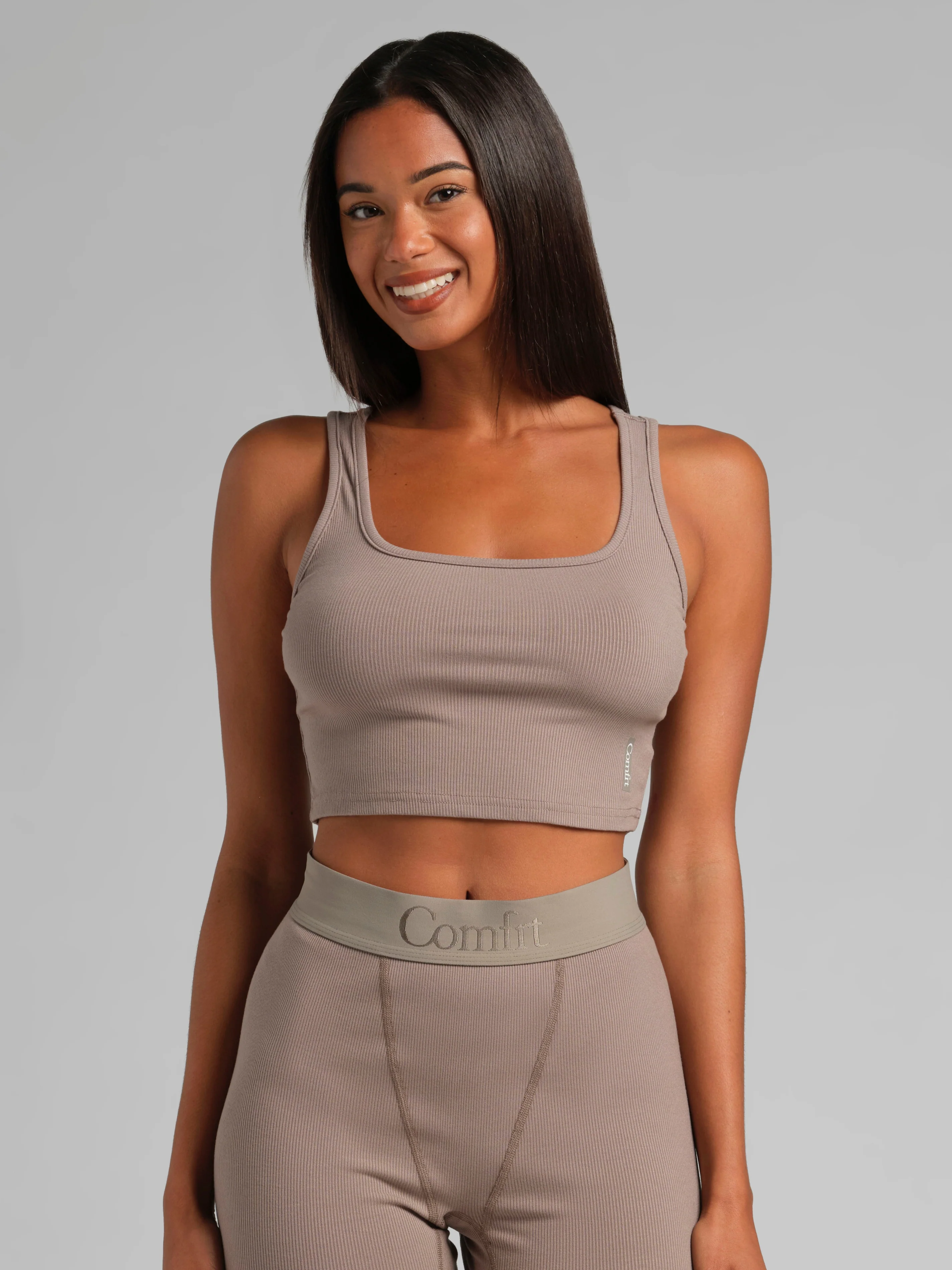 Rib Contour Crop Tank - Image 114