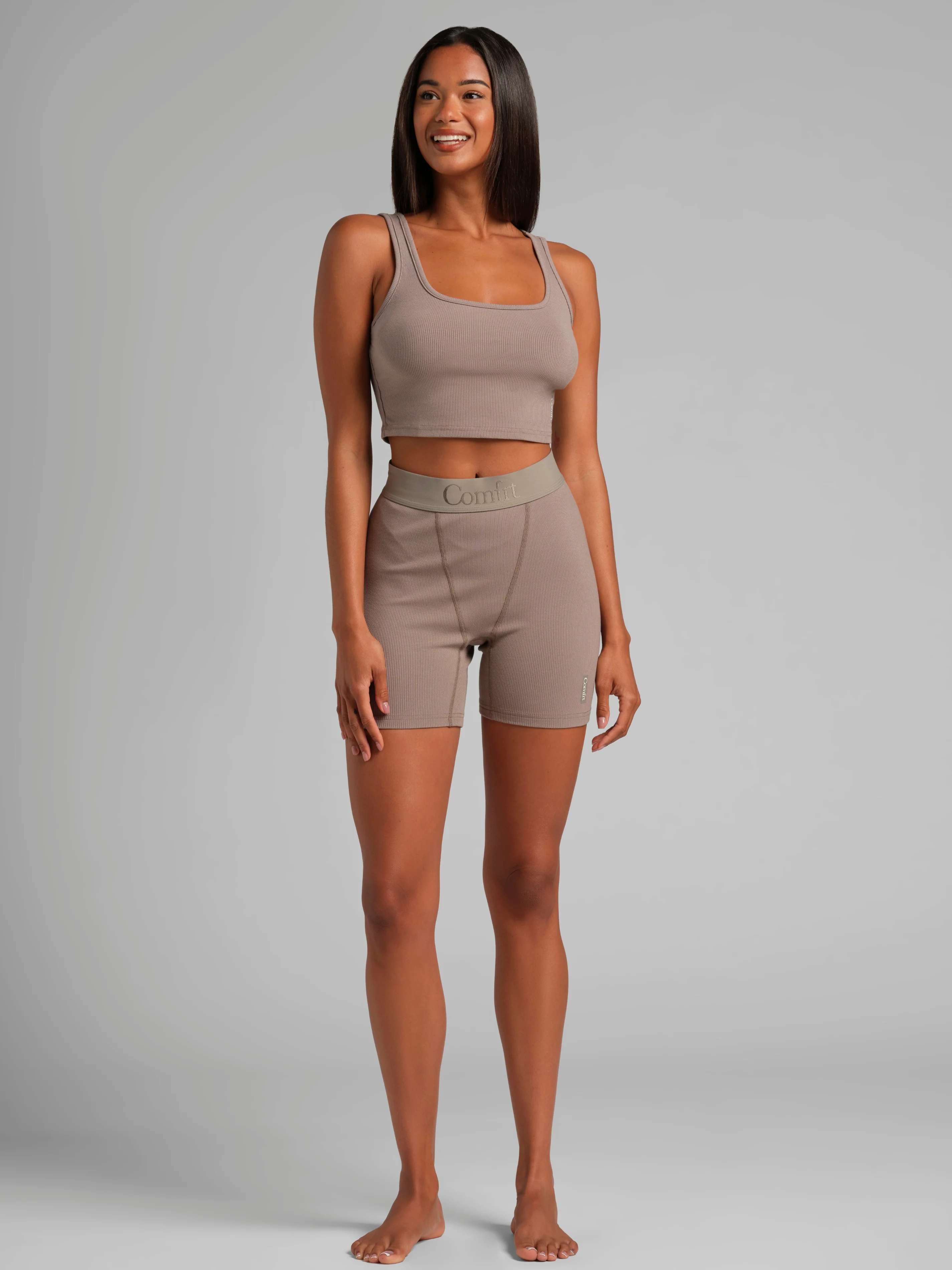 Rib Contour Crop Tank - Image 115