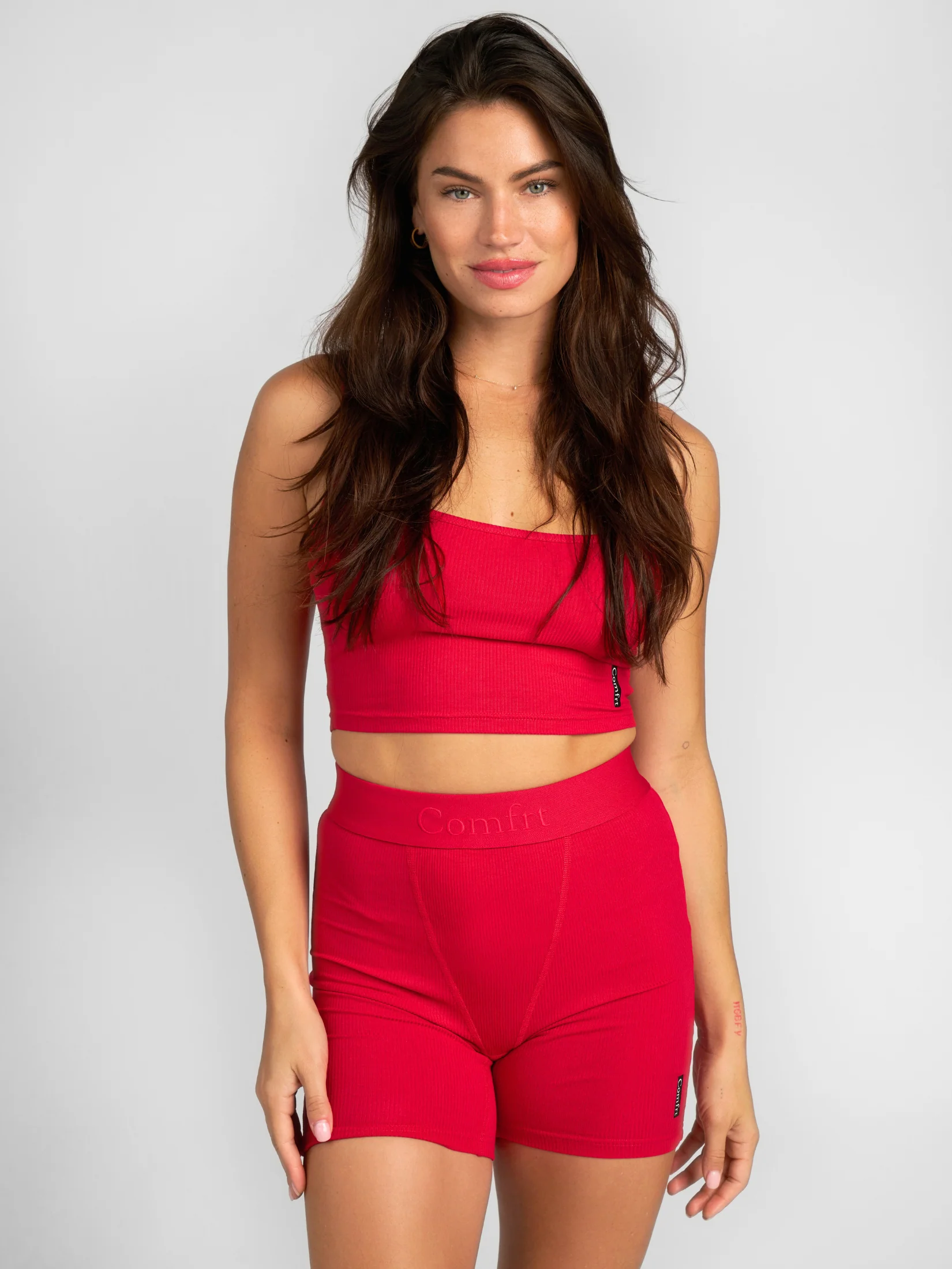 Rib Contour Crop Tank - Image 104