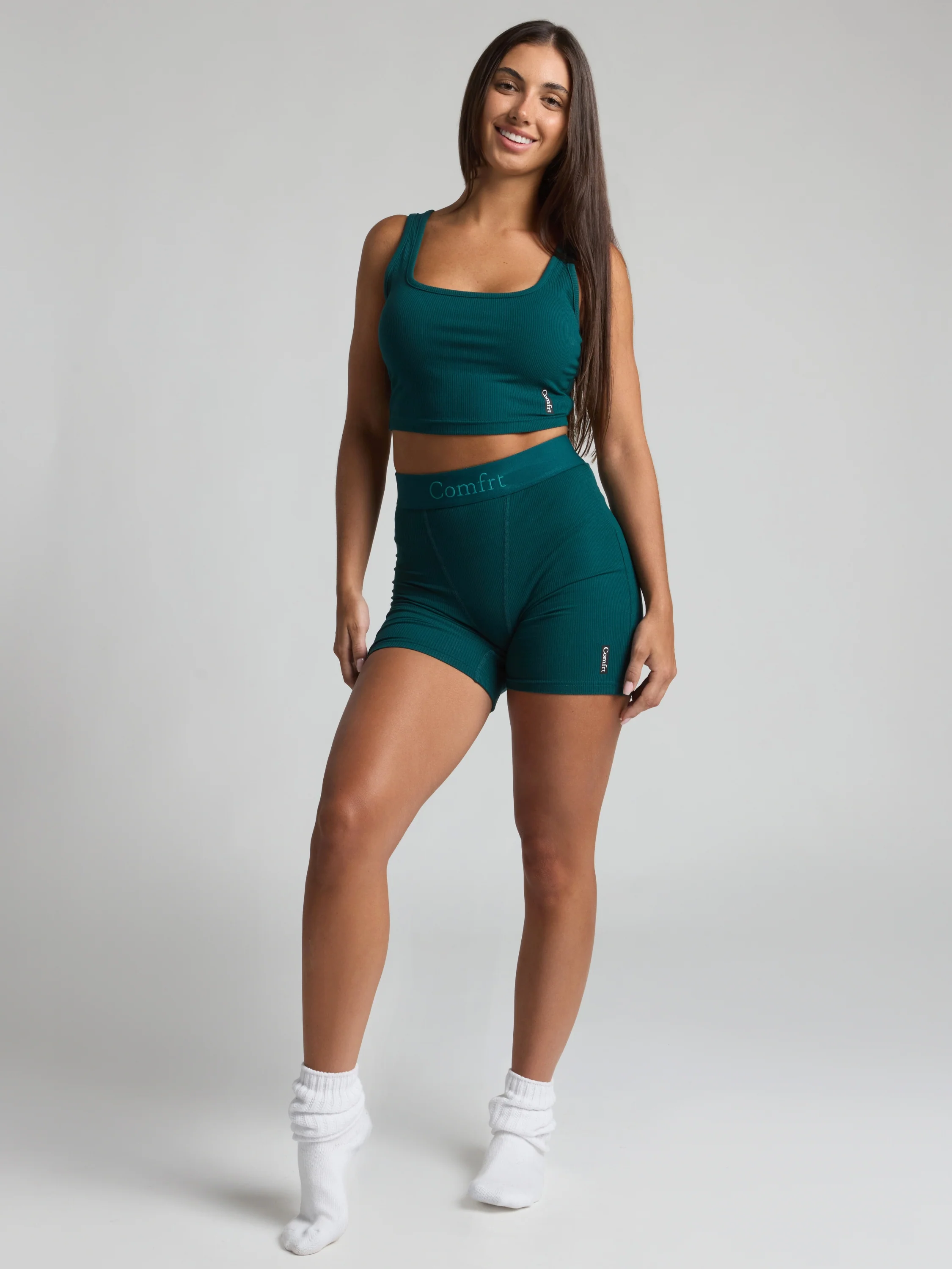 Rib Contour Crop Tank - Image 46