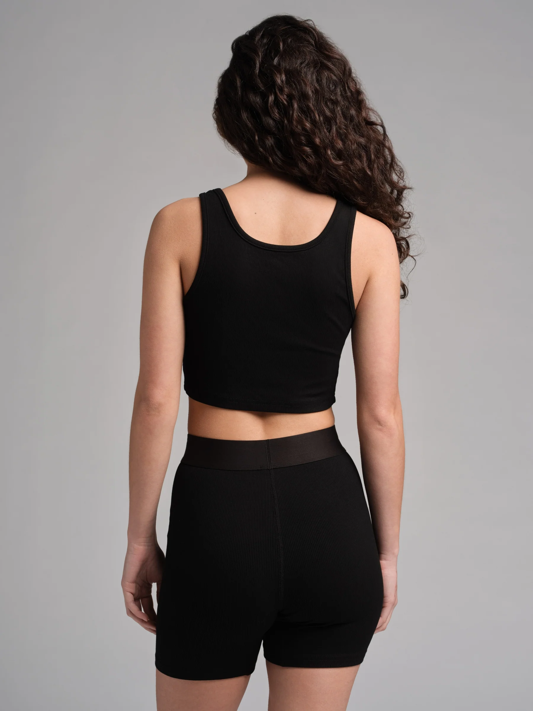 Rib Contour Crop Tank - Image 58