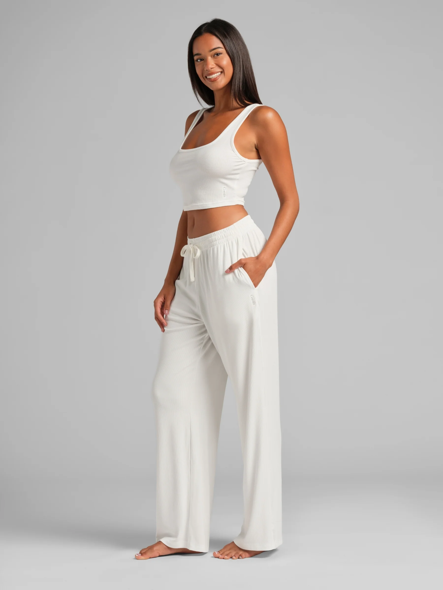 Rib Contour Pants - Image 32