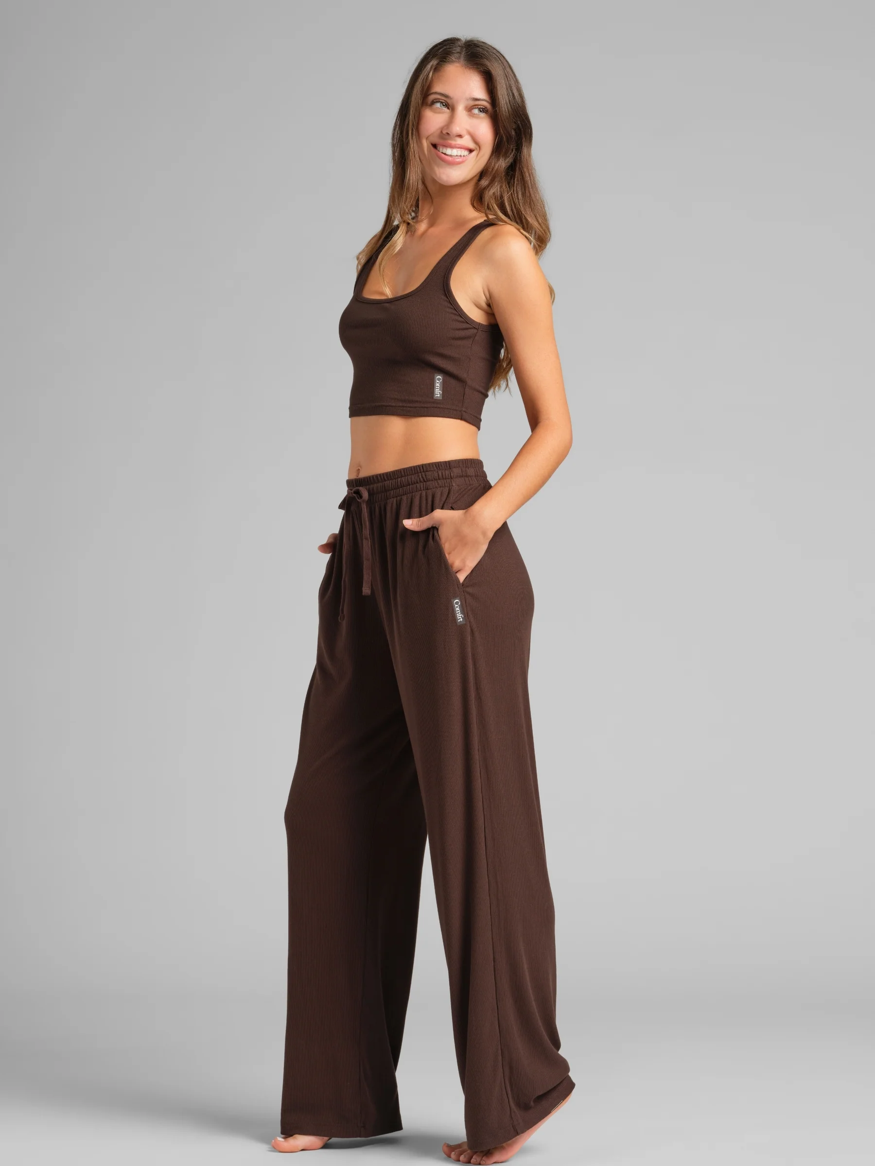 Rib Contour Pants - Image 8