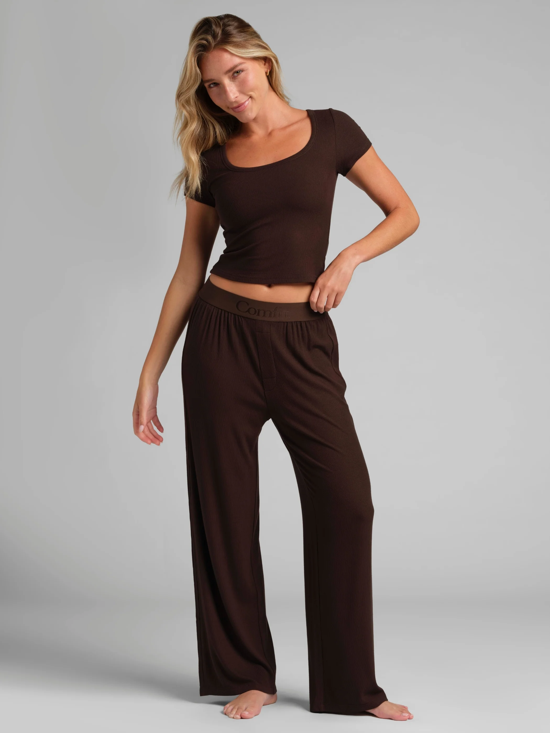 Slinky Rib Baby Tee - Image 19