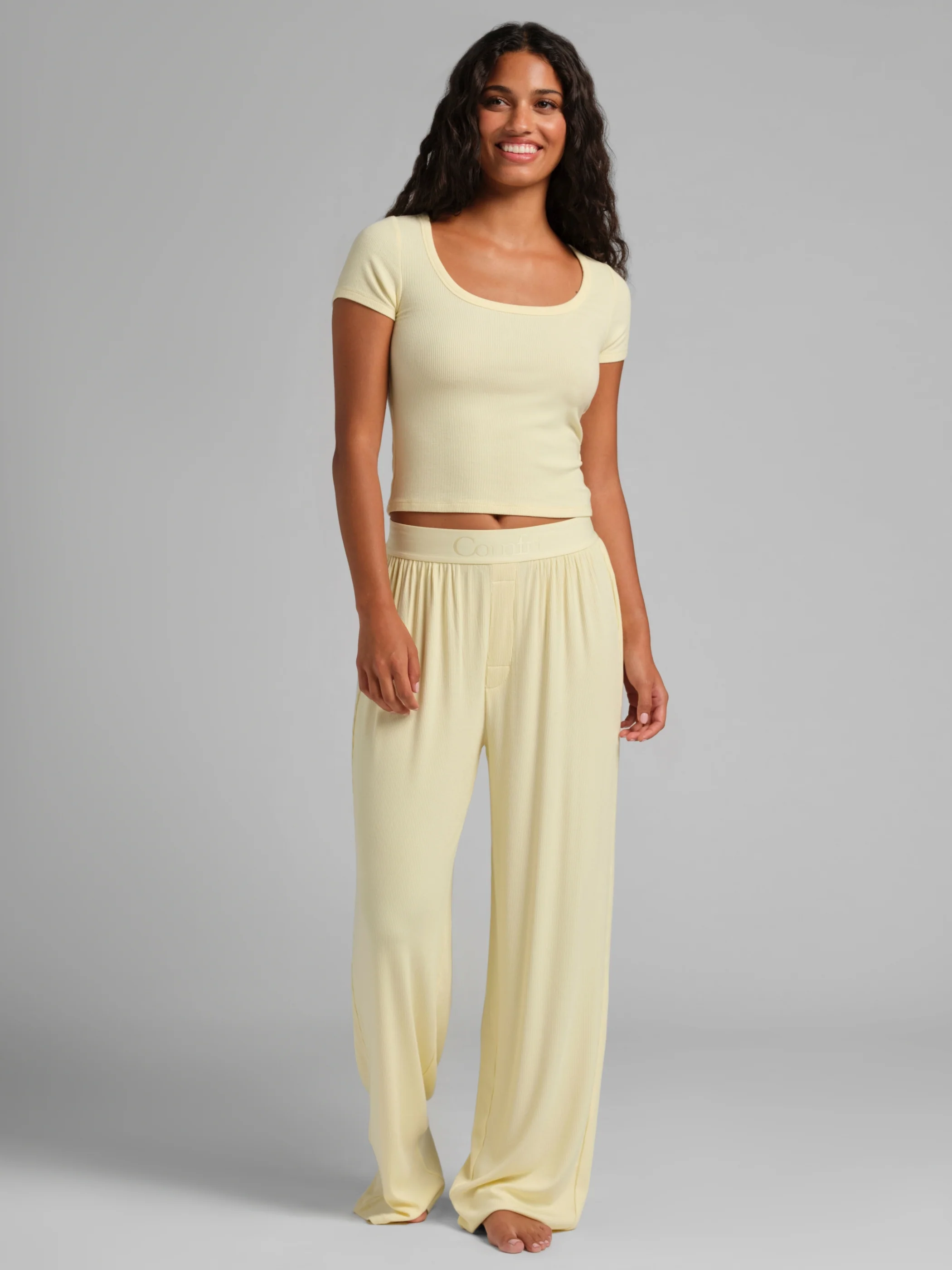 Slinky Rib Lounge Pant - Image 2