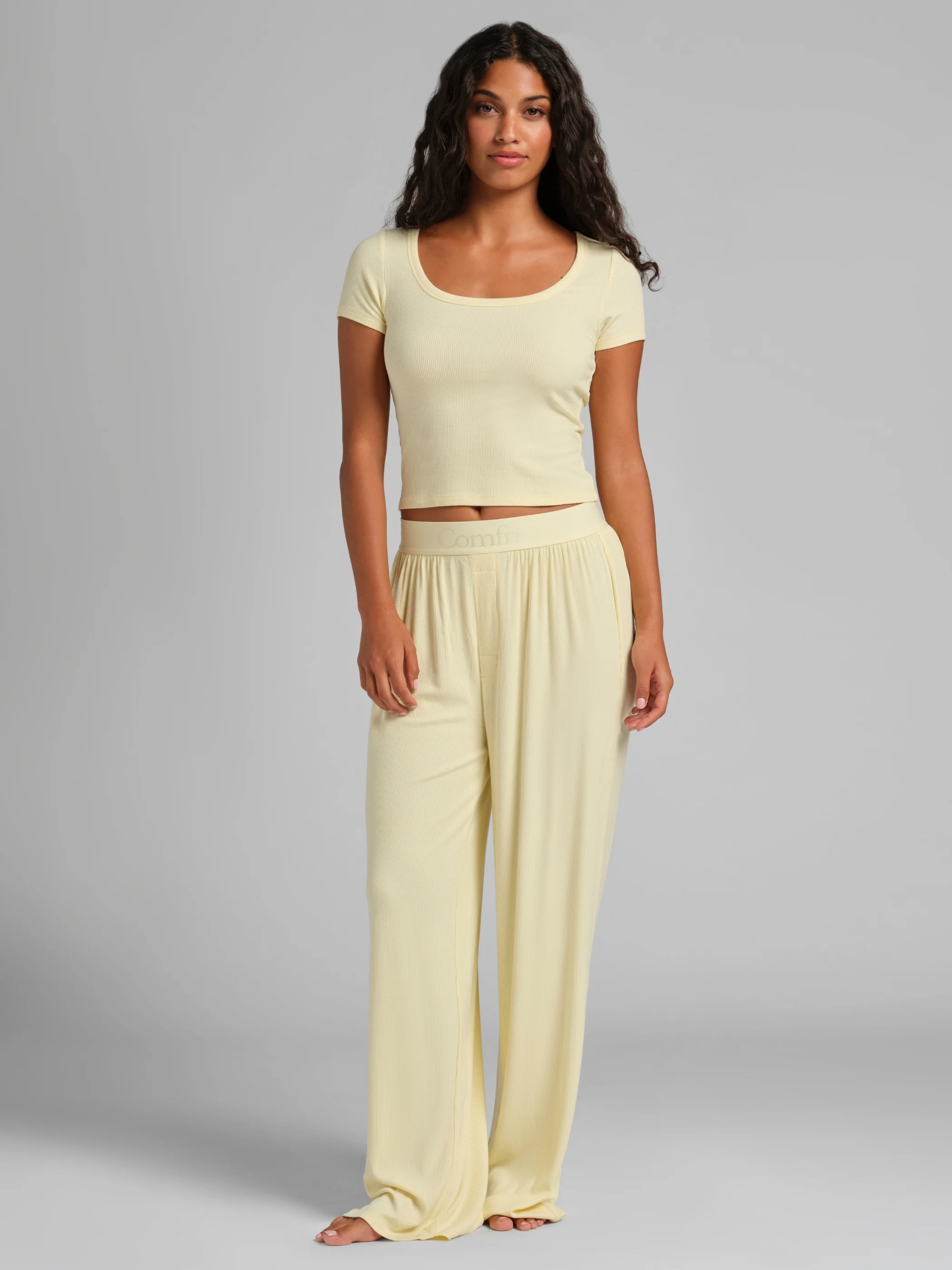 Slinky Rib Lounge Pant - Image 6